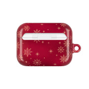 Golden Snowfall Crimson AirPods Case 7