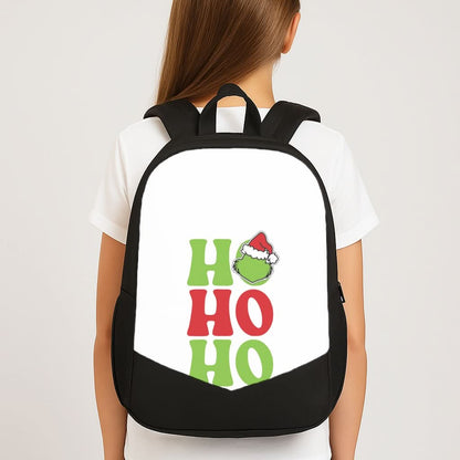 Green Ho Ho Ho School Bag