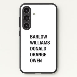 Take Band Members Names Galaxy S24 Case