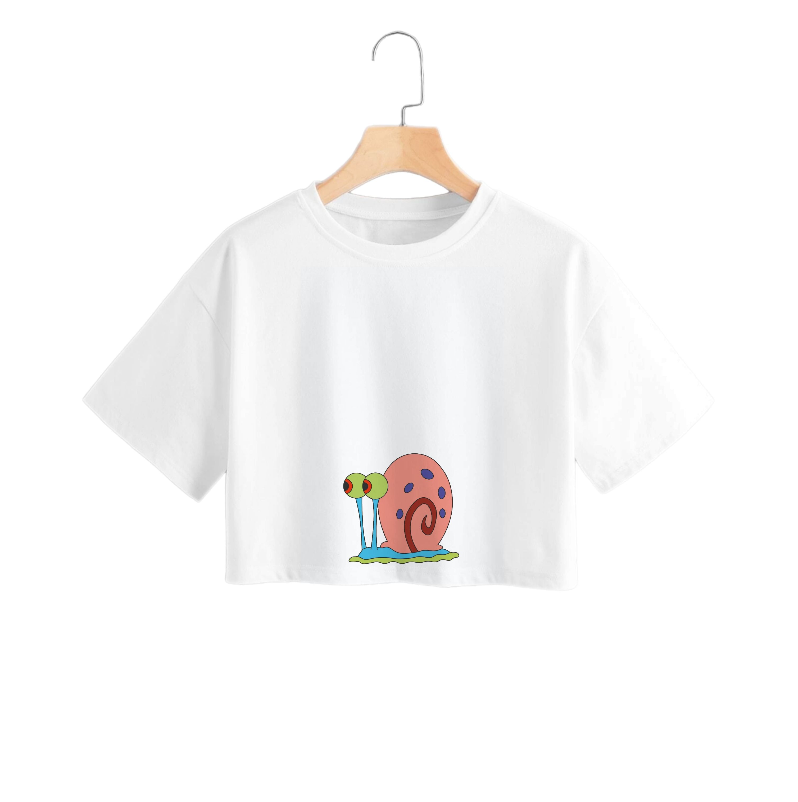 Gary The Snail Crop Top