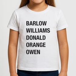 Take Band Members Names Girls T-Shirt