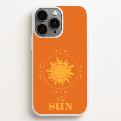The Sun Orange Phone Case for iPhone, Samsung Galaxy and Google Pixel