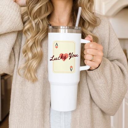 Lucky You Card Tumbler