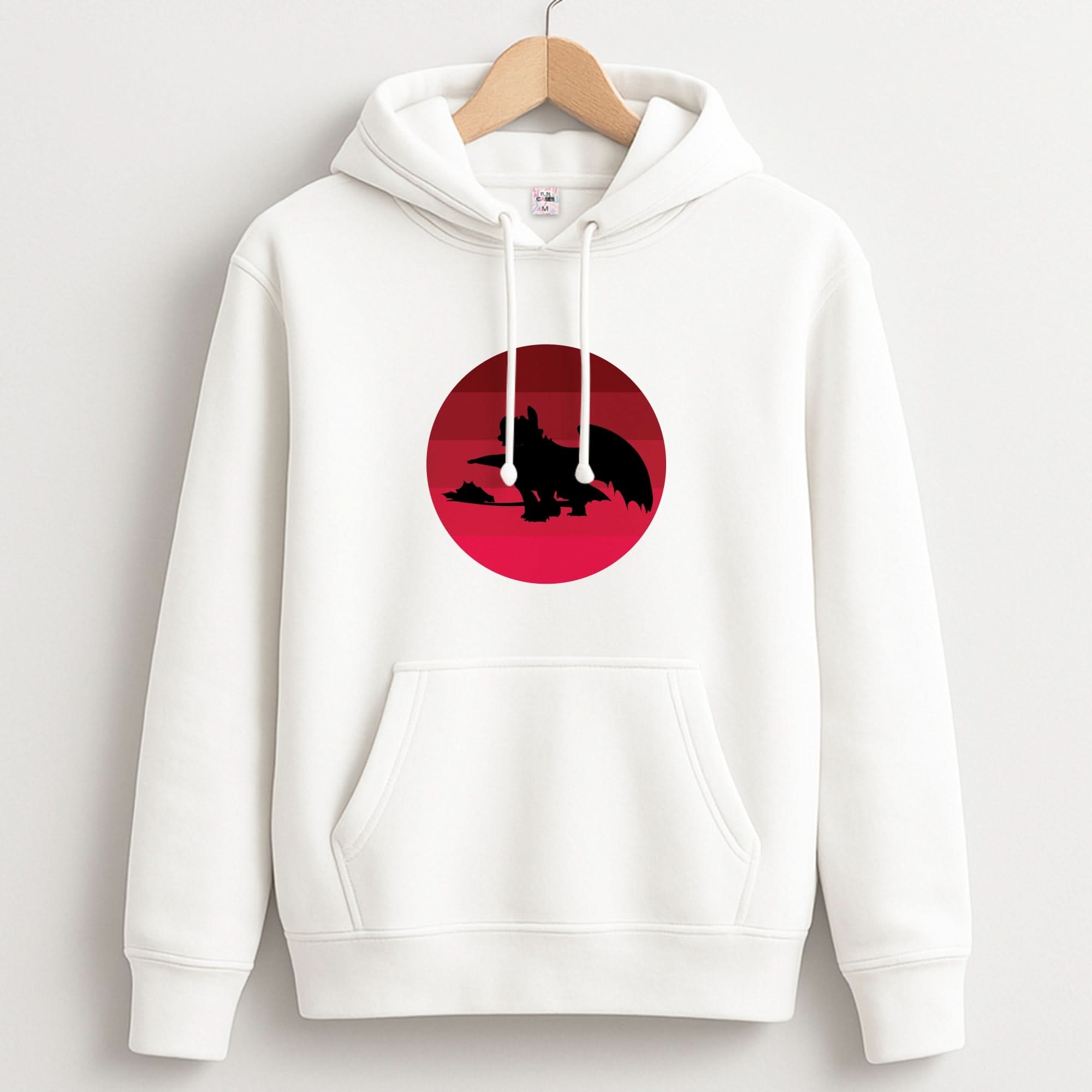 Red Sunset Dragon Hoodie