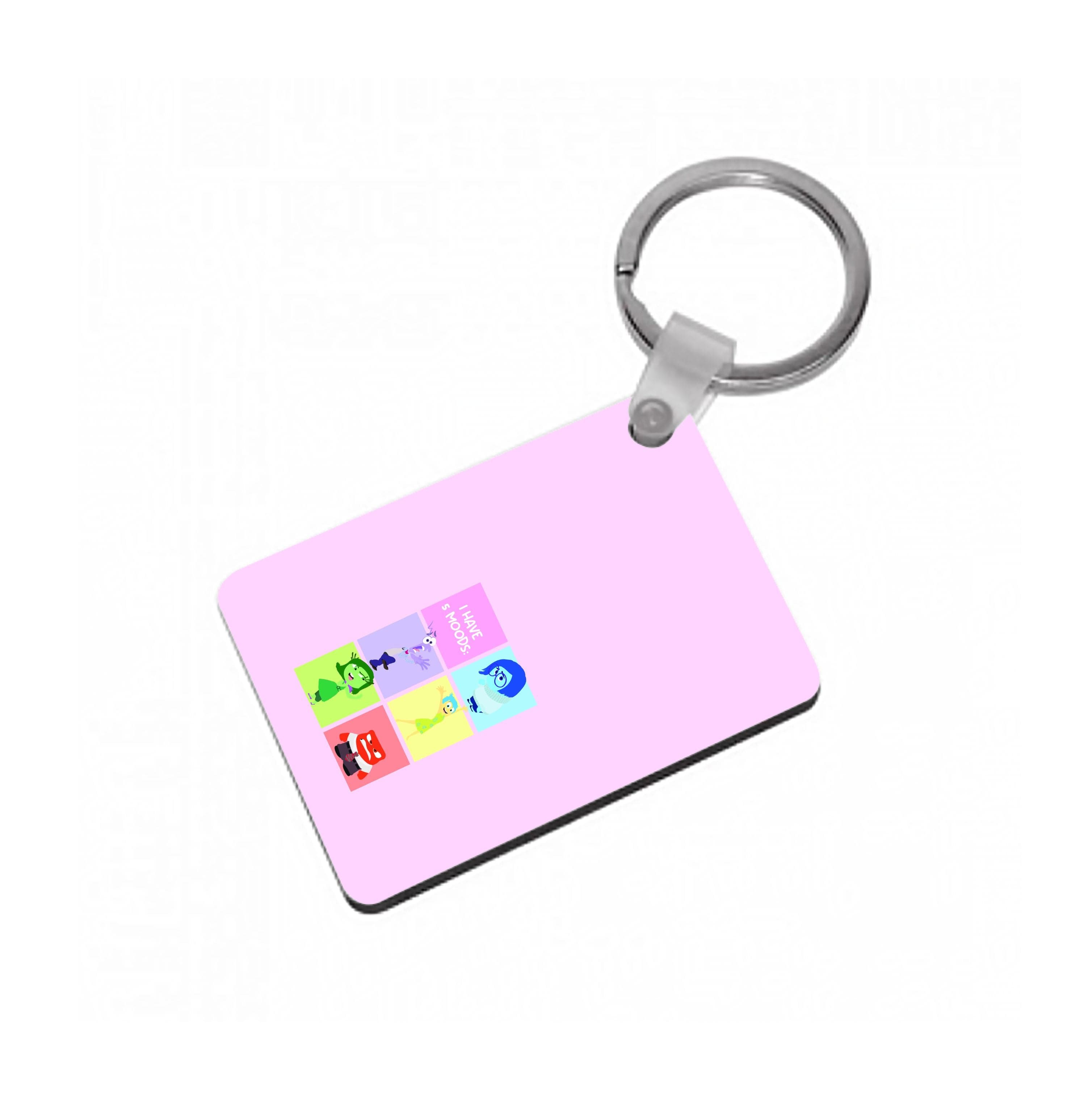 I Have Moods - Inside Out Keyring