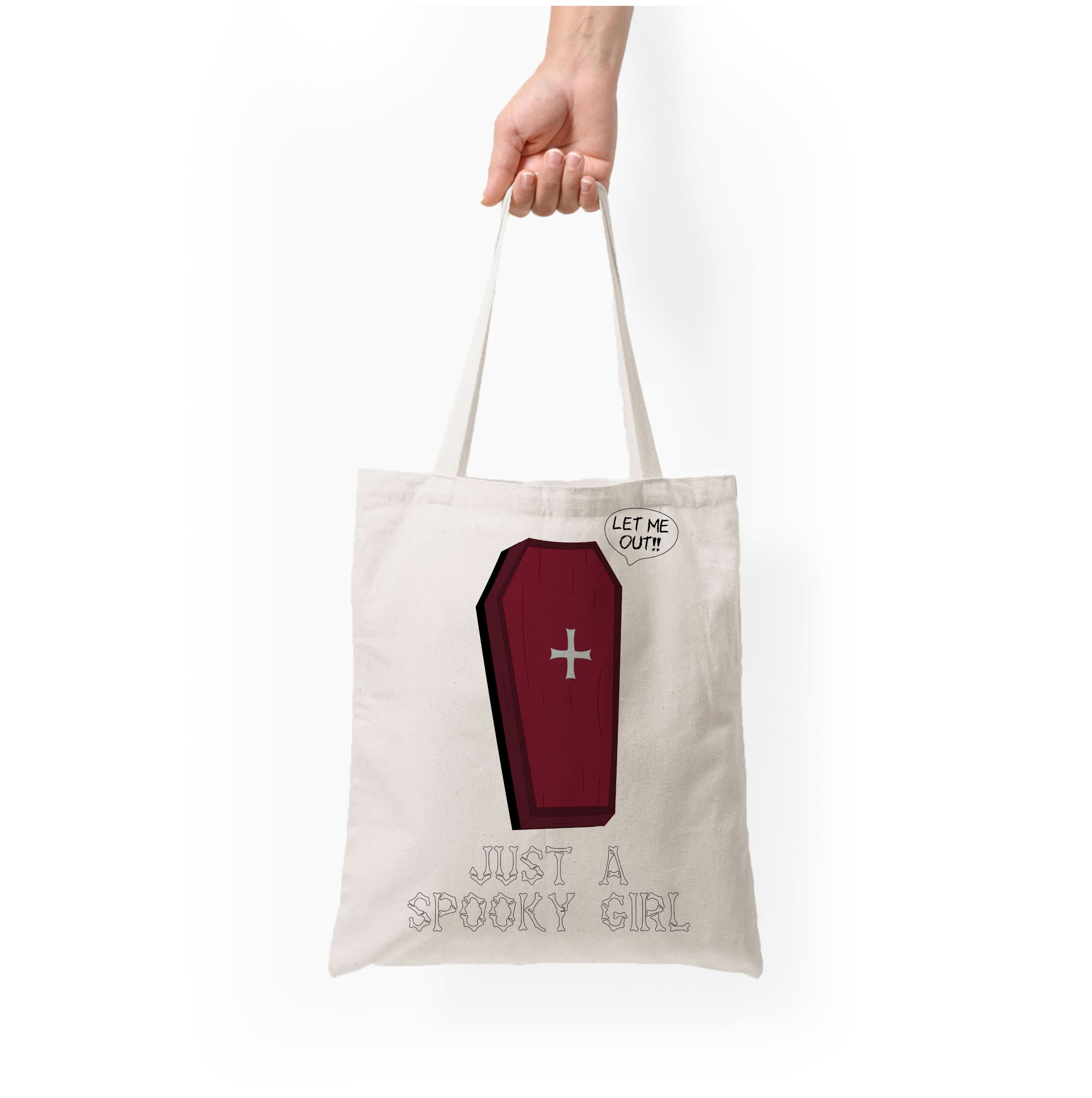 Just A Spooky Girl Tote Bag