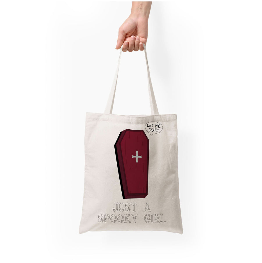 Just A Spooky Girl Tote Bag