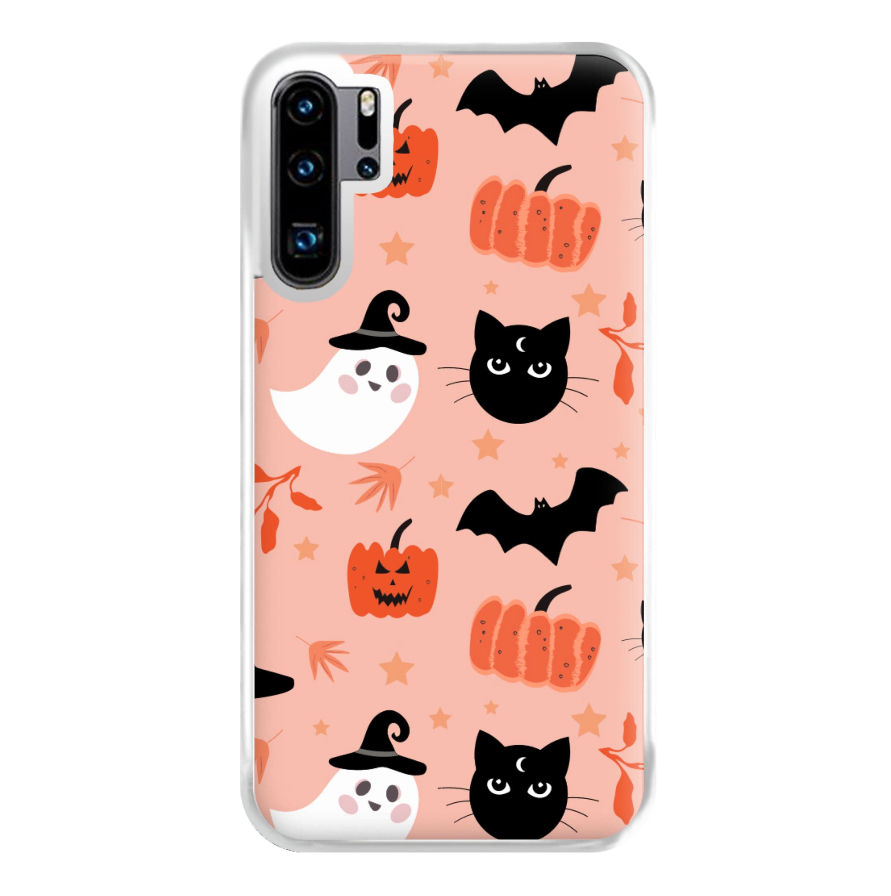 Pretty Pink Halloween Pattern Phone Case