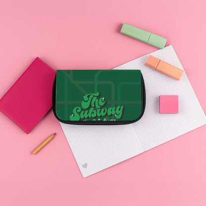 Subway Green Pencil Case