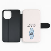 I'm Going Back To 505 Keyring Flip / Wallet Phone Case 2