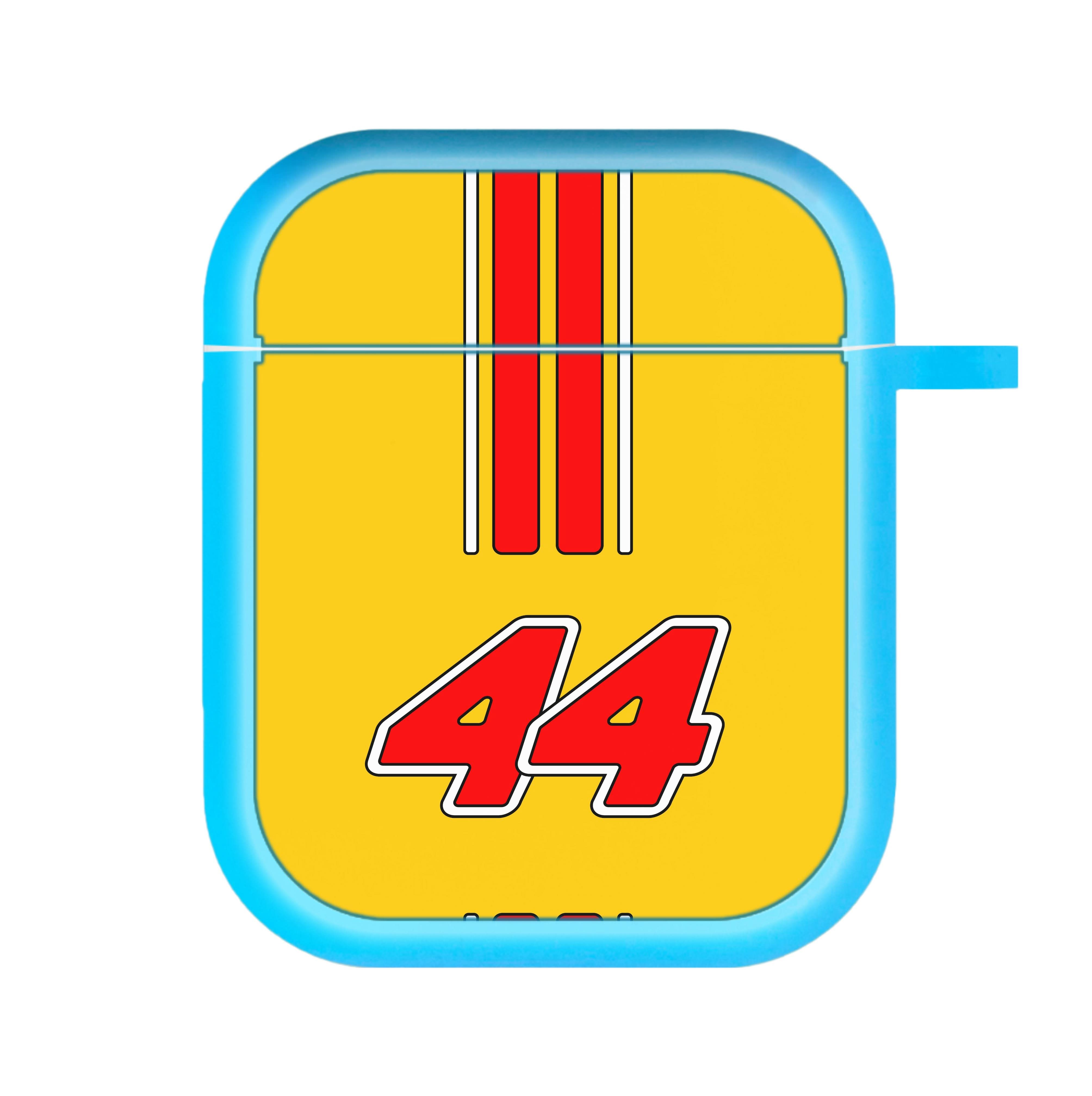 Retro Yellow And Red Hamilton AirPods Case