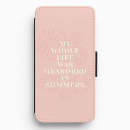Dasies Quote Flip / Wallet Phone Case