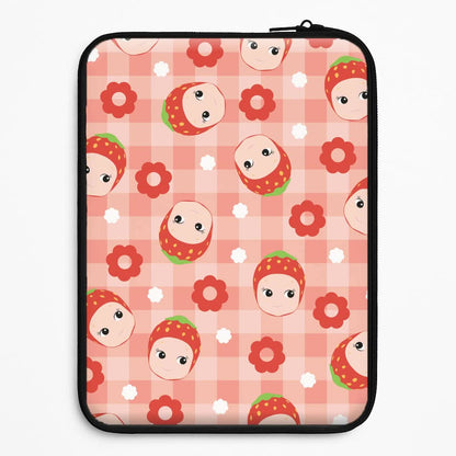 Strawberry Angel Pattern Universal Laptop Sleeve