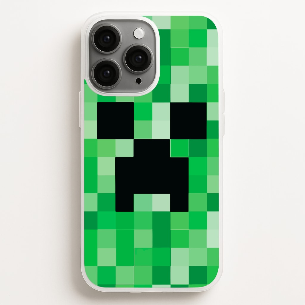 Creeper Face - Mining Phone Case for iPhone, Samsung Galaxy and Google Pixel