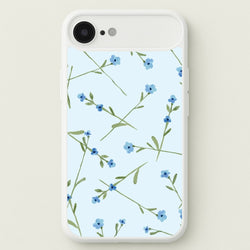 Baby Blue Floral Pattern iPhone 17 Air Case