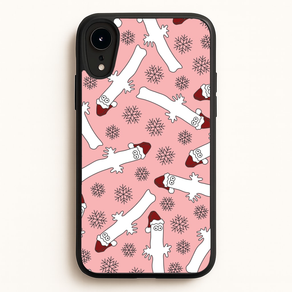 Wiggly Moom Xmas Hat Pattern iPhone XR Case