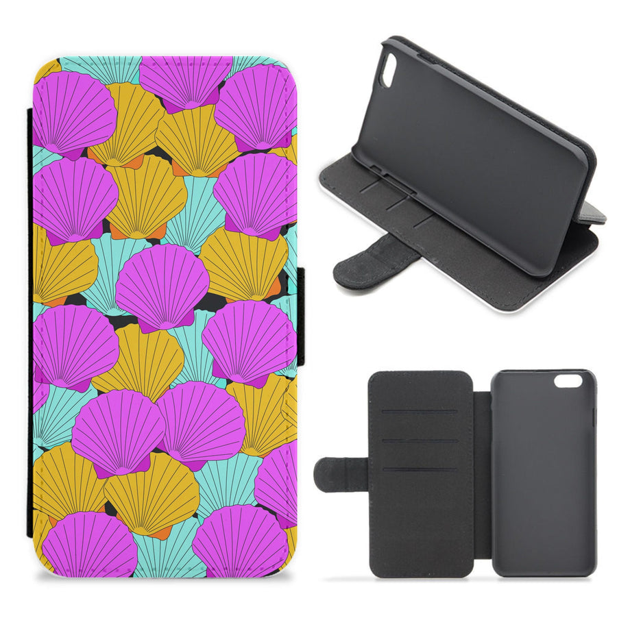 Seashells Pattern 9 Flip / Wallet Phone Case