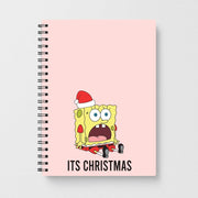 It's Christmas Cartoon Sponge Notebook 1