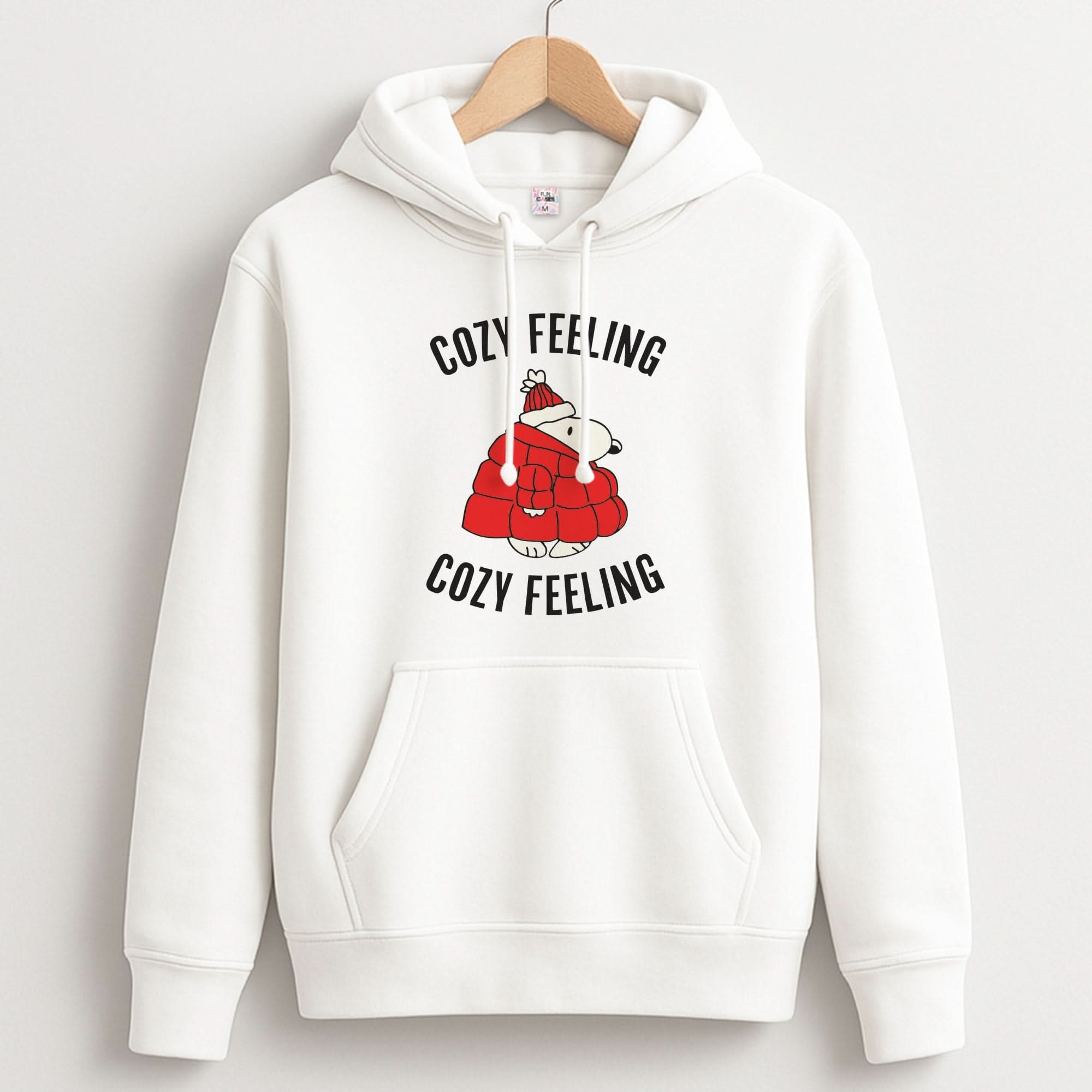 Cozy Feeling Cartoon Beagle Puffer Jacket Hoodie