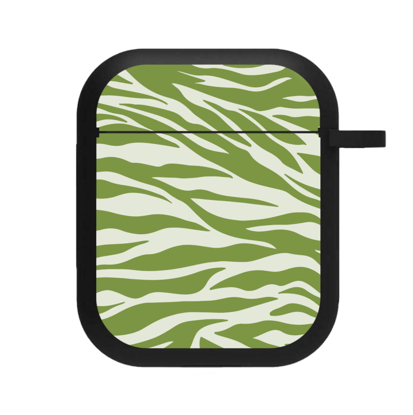 Abstract Green Print AirPods Case