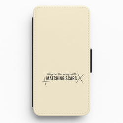 Matching Scars Flip / Wallet Phone Case