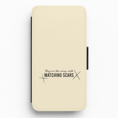 Matching Scars Flip / Wallet Phone Case