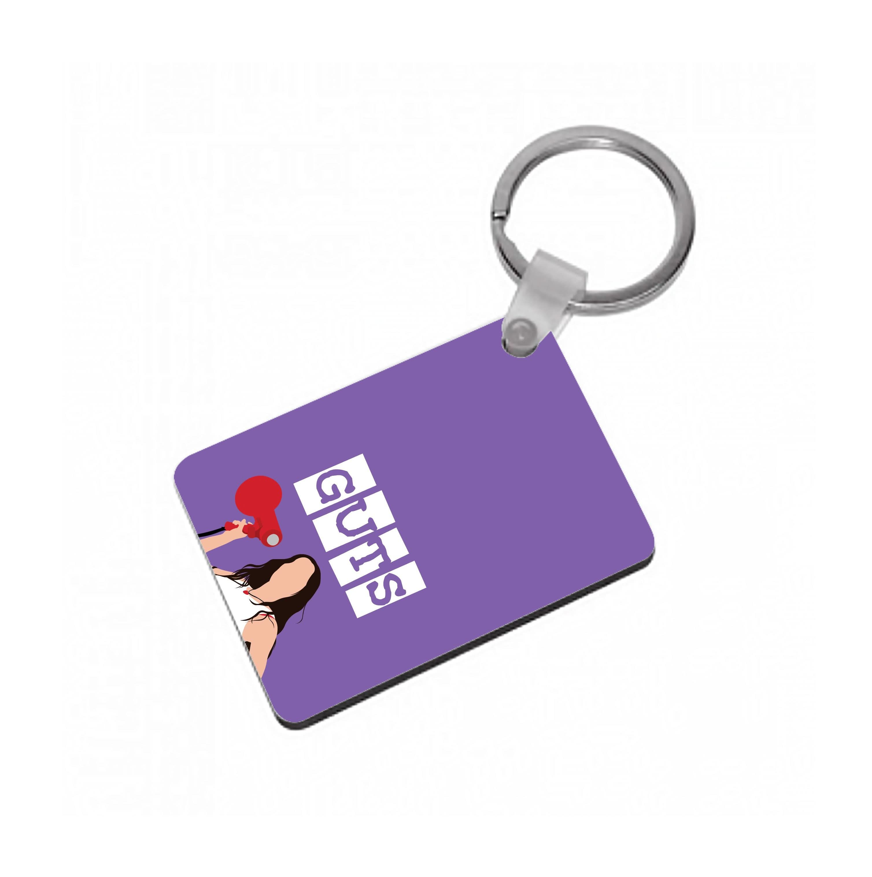 Olivia Red Megaphone Keyring