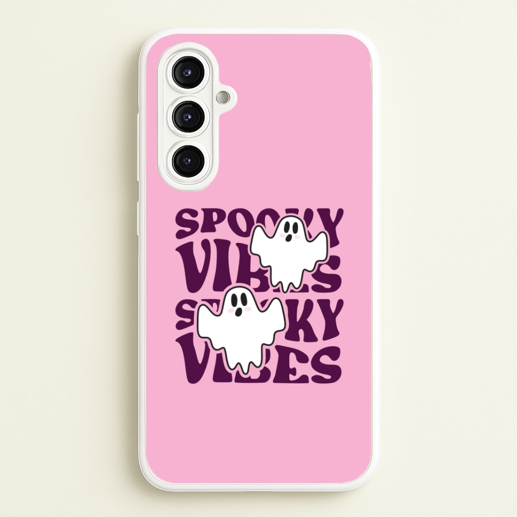 Spooky Vibes Pink Galaxy A16 Case