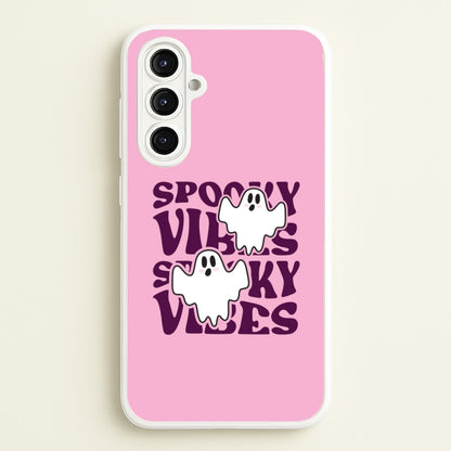 Spooky Vibes Pink Galaxy A16 Case