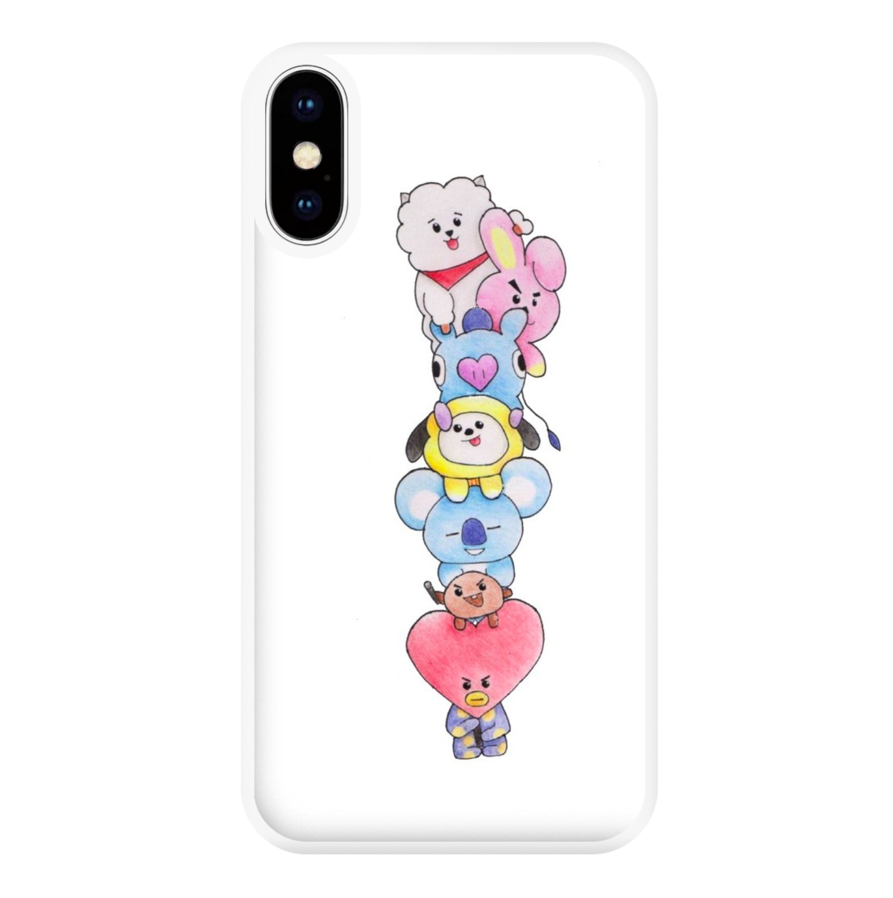 K-Pop Band BT21 Drawing Phone Case