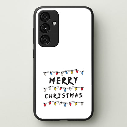 Merry Christmas String Lights Galaxy A15 Case