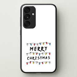 Merry Christmas String Lights Galaxy A55 Case