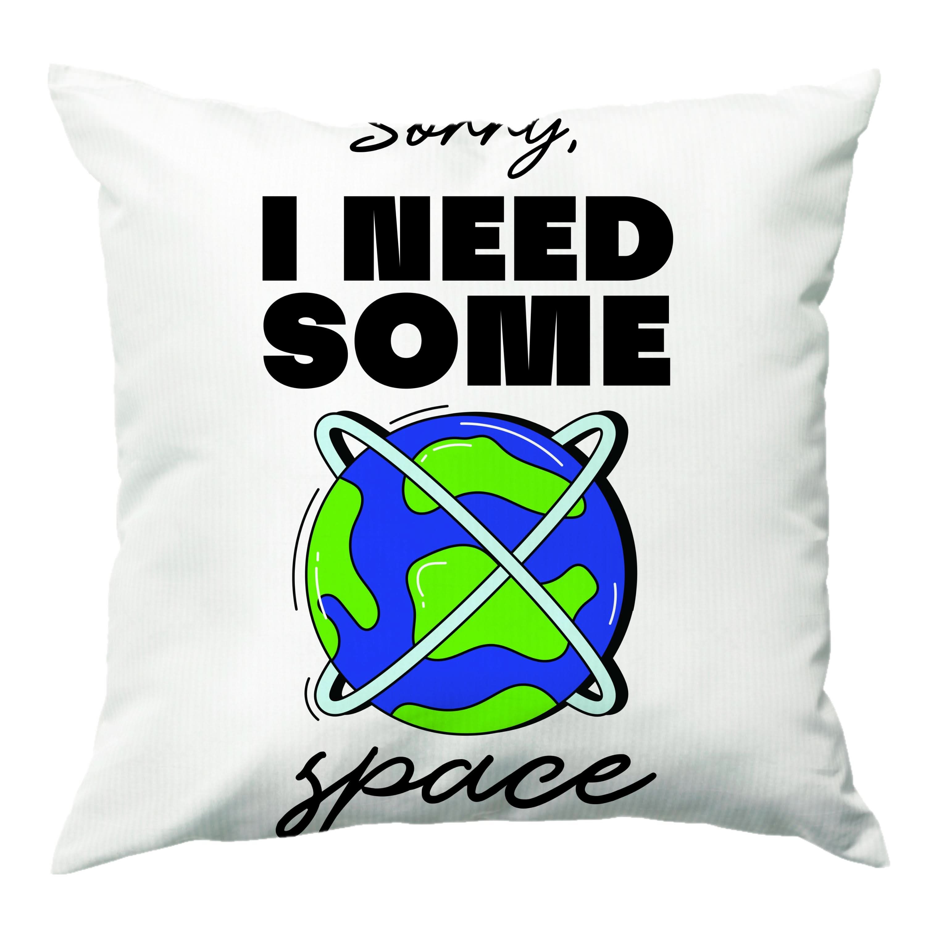 Cartoon I Need Some Space Cushion