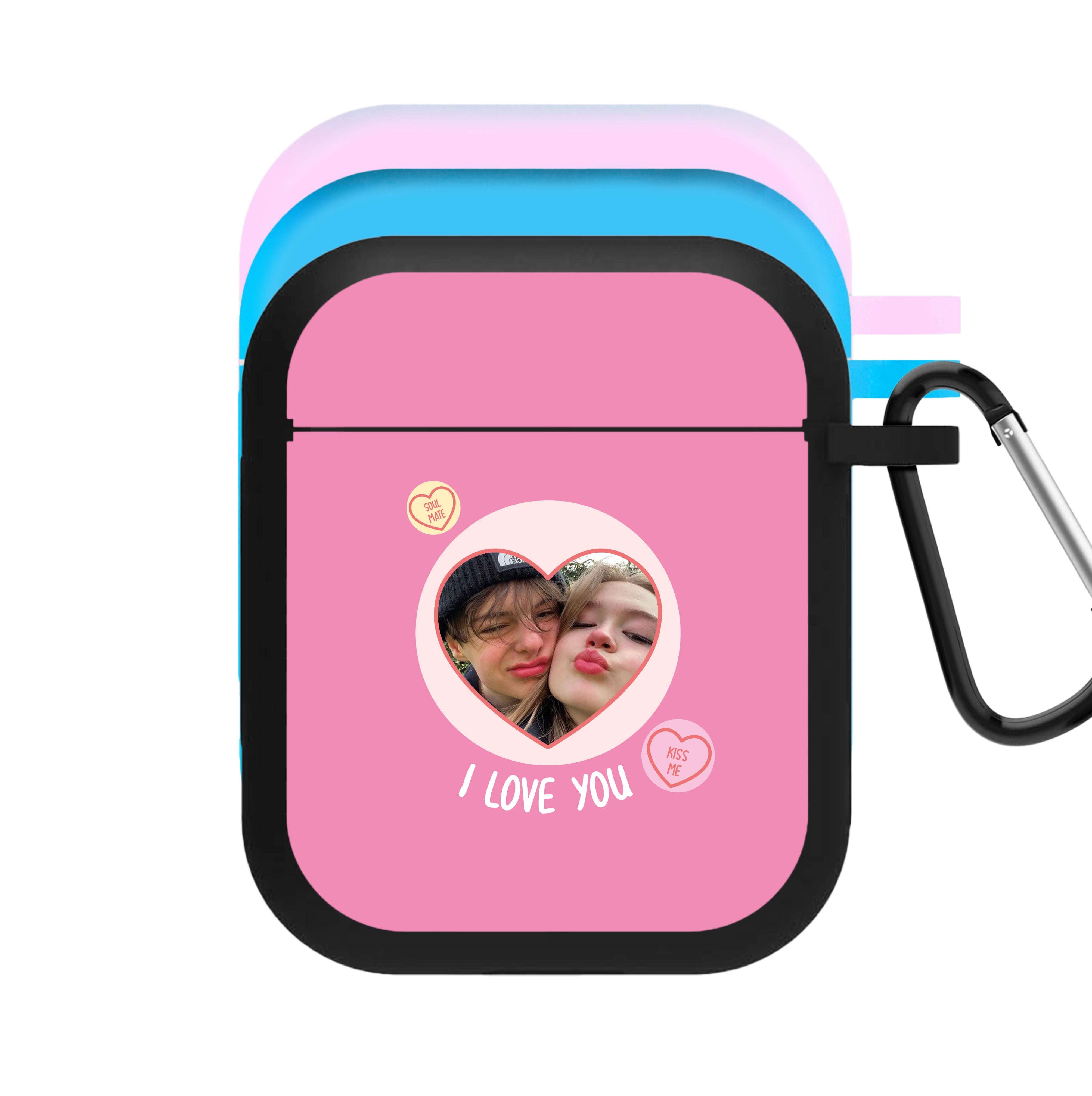 I Love You - Personalised Couples AirPods Case