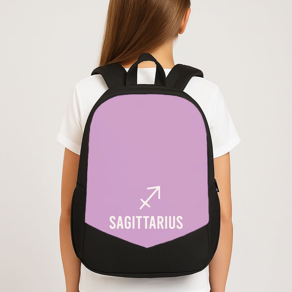 Sagittarius Pastel Zodiac School Bag