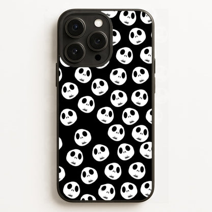 Jack Skellington Pattern - TNBC Phone Case for iPhone, Samsung Galaxy and Google Pixel