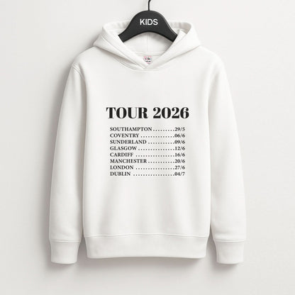 Band Tour 2026 Kids Hoodie