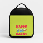 Happy Holidays Cute Green Aliens Lunchbox 1
