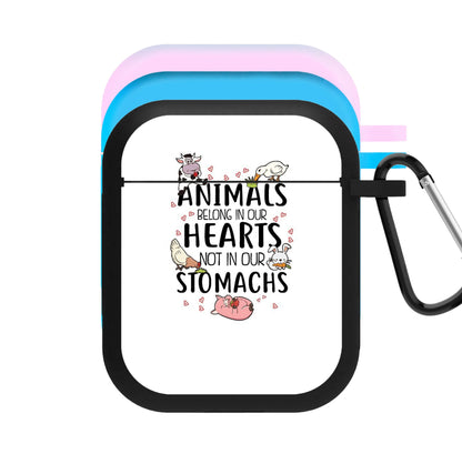 Animals Belong In Our Hearts - Vegan AirPods Case