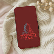 Blue And Red Max Flip / Wallet Phone Case 5