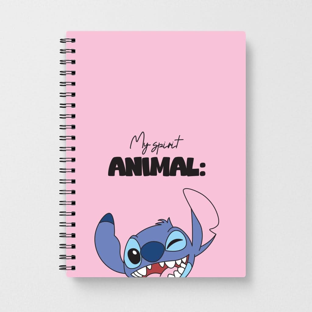 My Sprit Animal Blue Alien Notebook