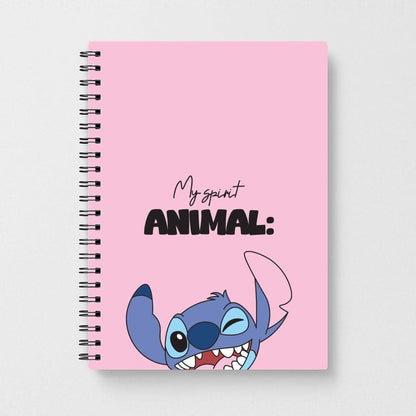 My Sprit Animal Blue Alien Notebook