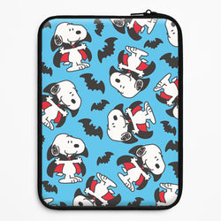Cartoon Beagle Vampire And Bats Pattern Universal Laptop Sleeve