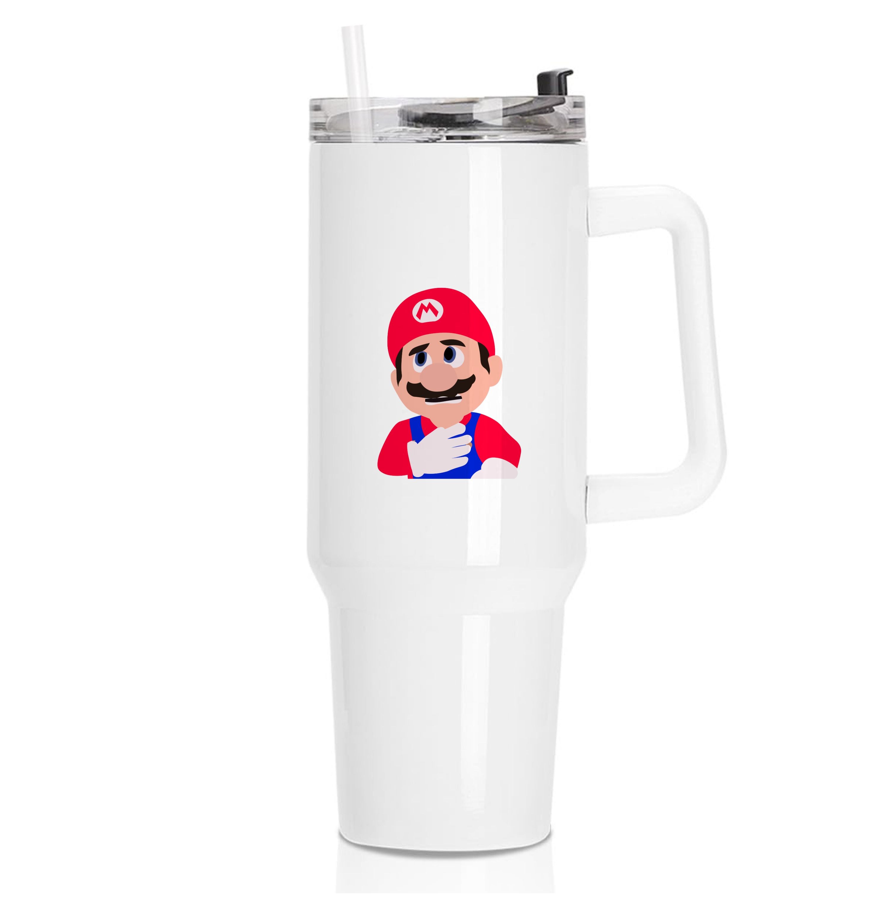 Worried Mario Tumbler