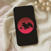 Red Sunset Dragon Flip / Wallet Phone Case 5