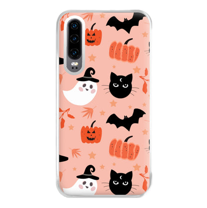 Pretty Pink Halloween Pattern Phone Case