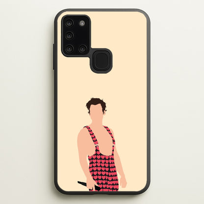 Harry Heart Jumpsuit Galaxy A21s Case