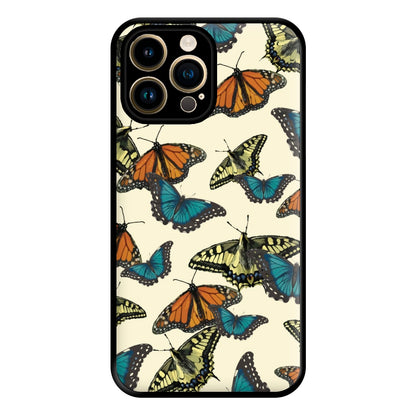 Butterfly Assortment Pattern iPhone 14 Pro Max Case