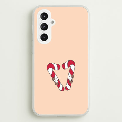 Christmas Candycane Plushies Galaxy S23FE Case