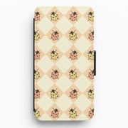 Argyle Ladybugs Pattern Flip / Wallet Phone Case 1